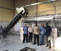 Cameroon 500Kgs/hour Output Cassava Flour Processing Machine