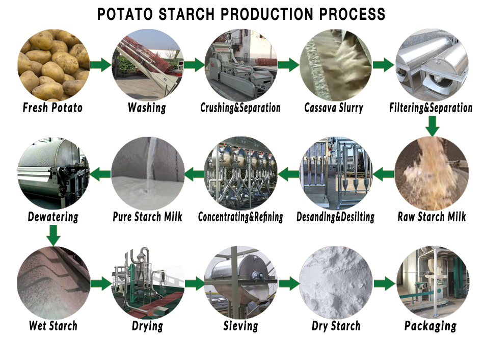 Potato Starch Making Machine