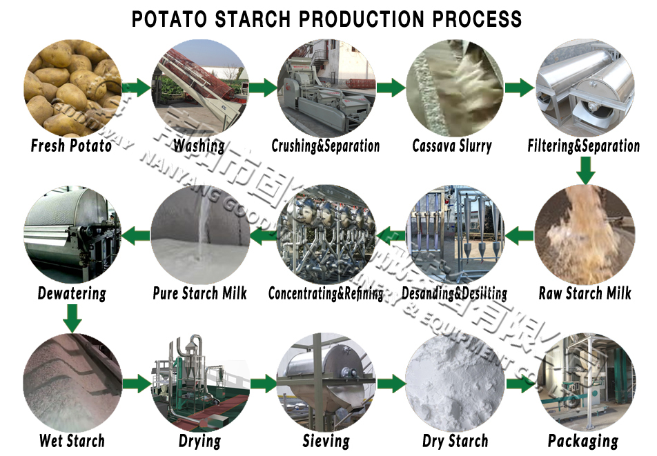 POTATO STARCH PRODUCTION PROCESS