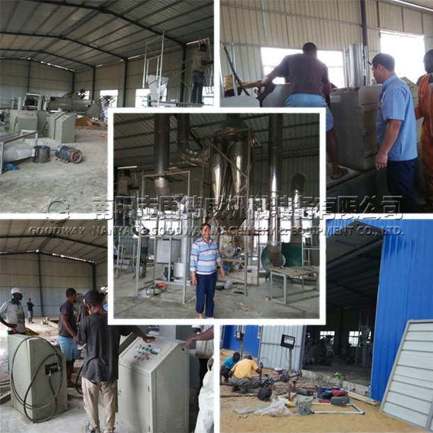 high quality cassava flour processing plant