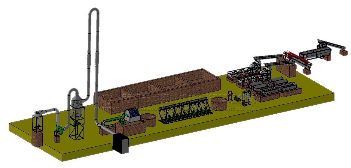 Small Scale Cassava Starch Processing Plant