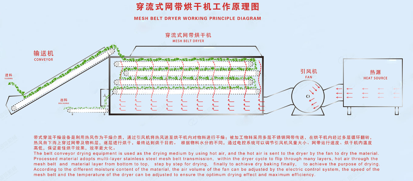 cassava chips drying machine