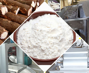 Cassava Flour Processing Machine