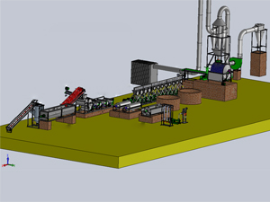 Sweet Potato Starch Processing Plant