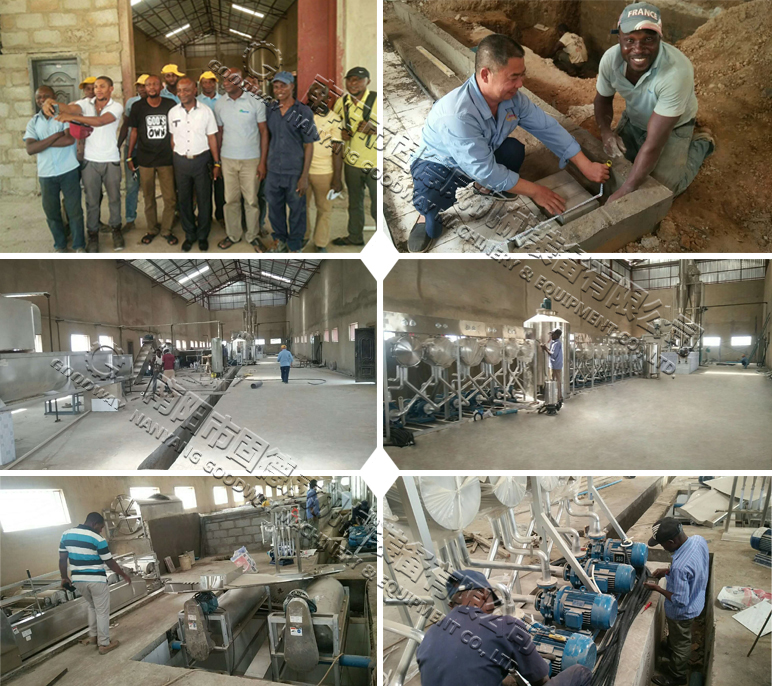 cassava starch processing plant