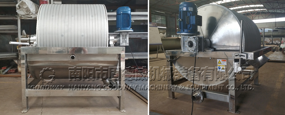cassava dewatering machine-vacuum filter